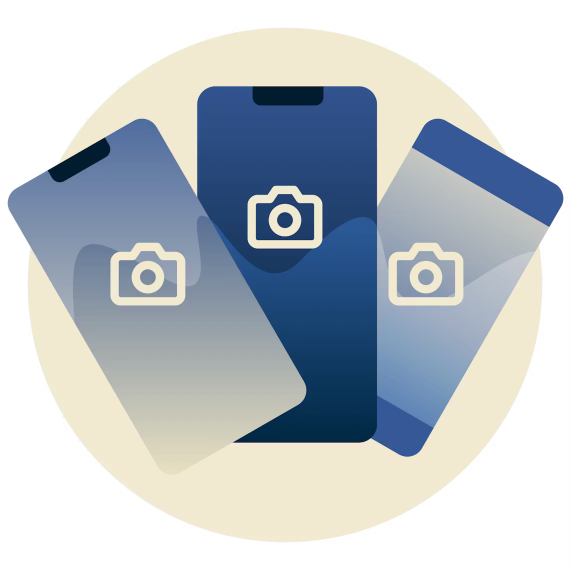 Instagram-logo op mobiele apparaten.
